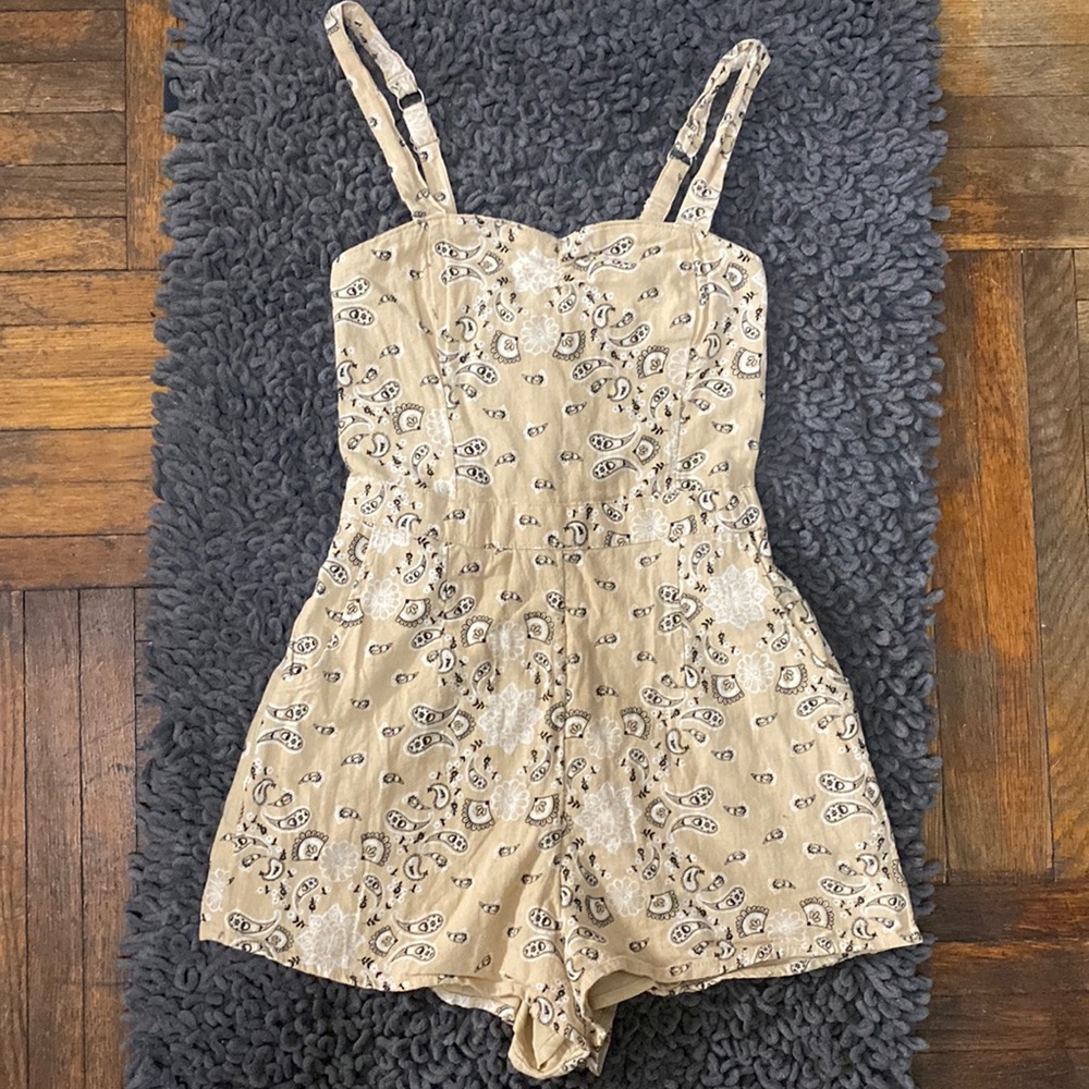 Hollister Paisley Romper